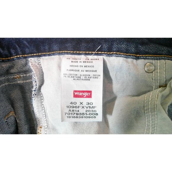 Wrangler Jeans Men's 40x30 - Picture 8 of 9